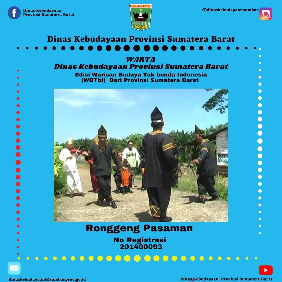 Warta Edisi Warisan Budaya Tak Benda Indonesia (WBTBI) Dari Provinsi Sumatera Barat, Ronggeng Pasaman