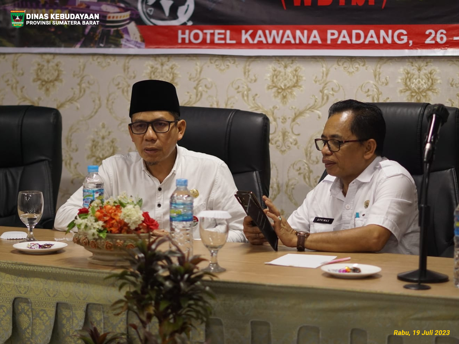 Pencatatan Warisan Budaya Takbenda (WBTb) tahun 2023 untuk Pengusulan Warisan Budaya Takbenda Indonesia (WBTbI) tahun 2024, Di Hotel Kawana Padang, 26-28 Juli 2023