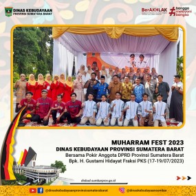 Muharram Fest 2023 Bersama Pokir Anggota DPRD Provinsi Sumatera Barat Bpk. H. Gustami Hidayat Fraksi PKS