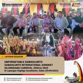 Sawahlunto International Songket Silungkang Carnival (SISSCa) 2023